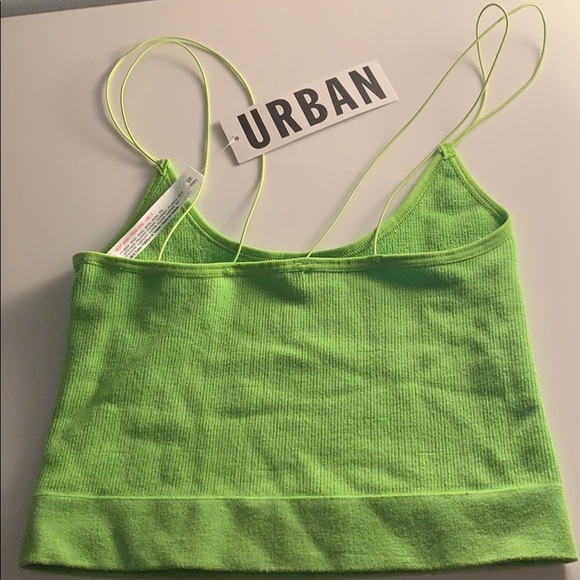Lime green tank top - Picture 2 of 4